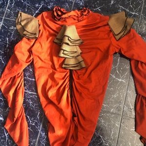 Morales gathered top with tweed details S